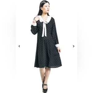 Unique Vintage Polka Dot Bow Tie Dress BNWT 2XL